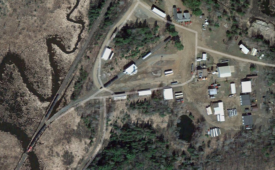 Satelite View showing the Explosives Plant