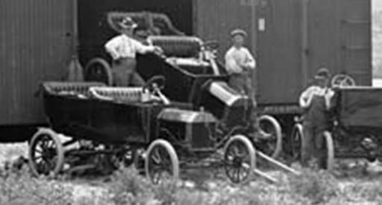 The coming of cars and trucks forever changed the way railroads serviced the community. But let's not forget how they got there!