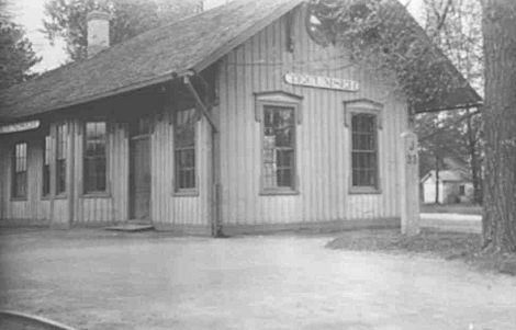 LS&MS Passenger Station located near the freight house.